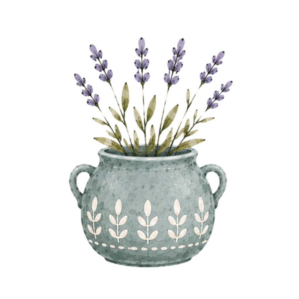 Nordic Flower Vases|Watercolor Clipart Collection(30点)