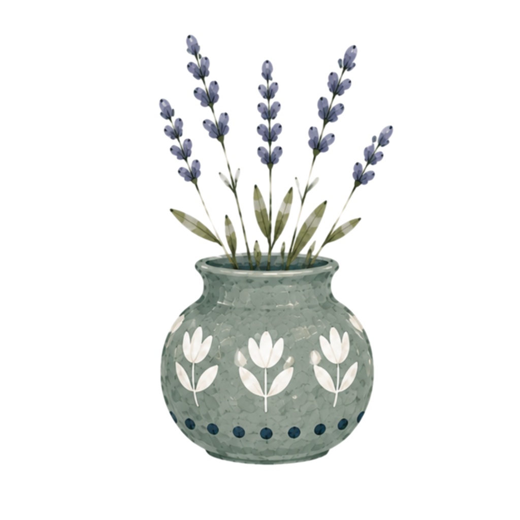 Nordic Flower Vases|Watercolor Clipart Collection(30点)