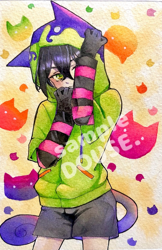 アナログ原画(二次創作)