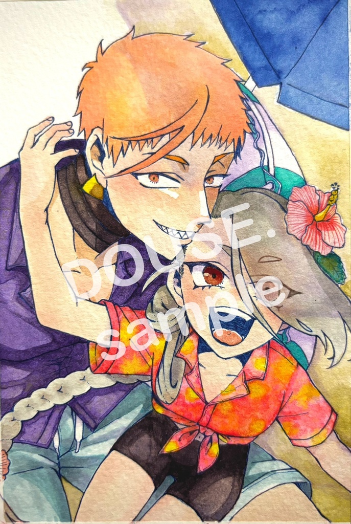 アナログ原画(二次創作)