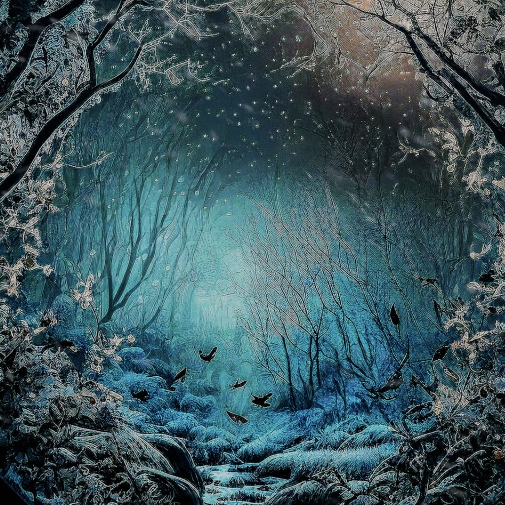 【mp3無料】氷・雪をイメージした神秘的で幻想的なダークファンタジー曲【フリーBGM】