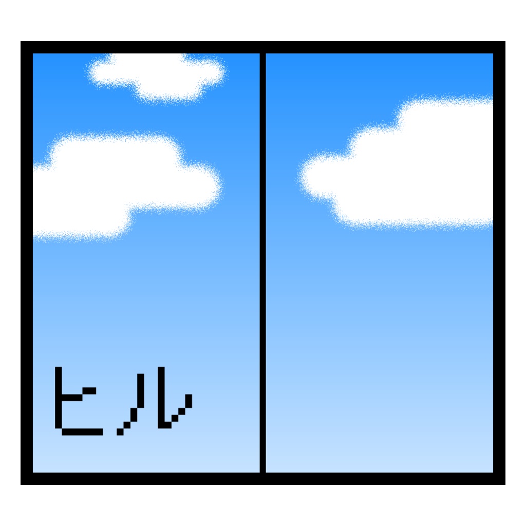 窓型時間帯アイコン詰め合わせセット