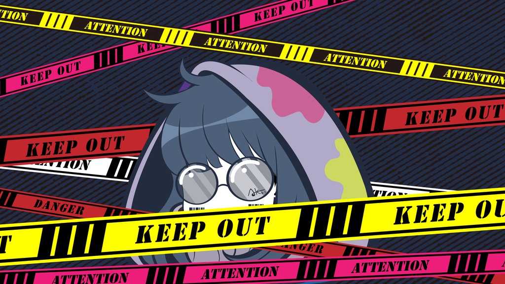 バリケードテープ素材(Barricade tape material)