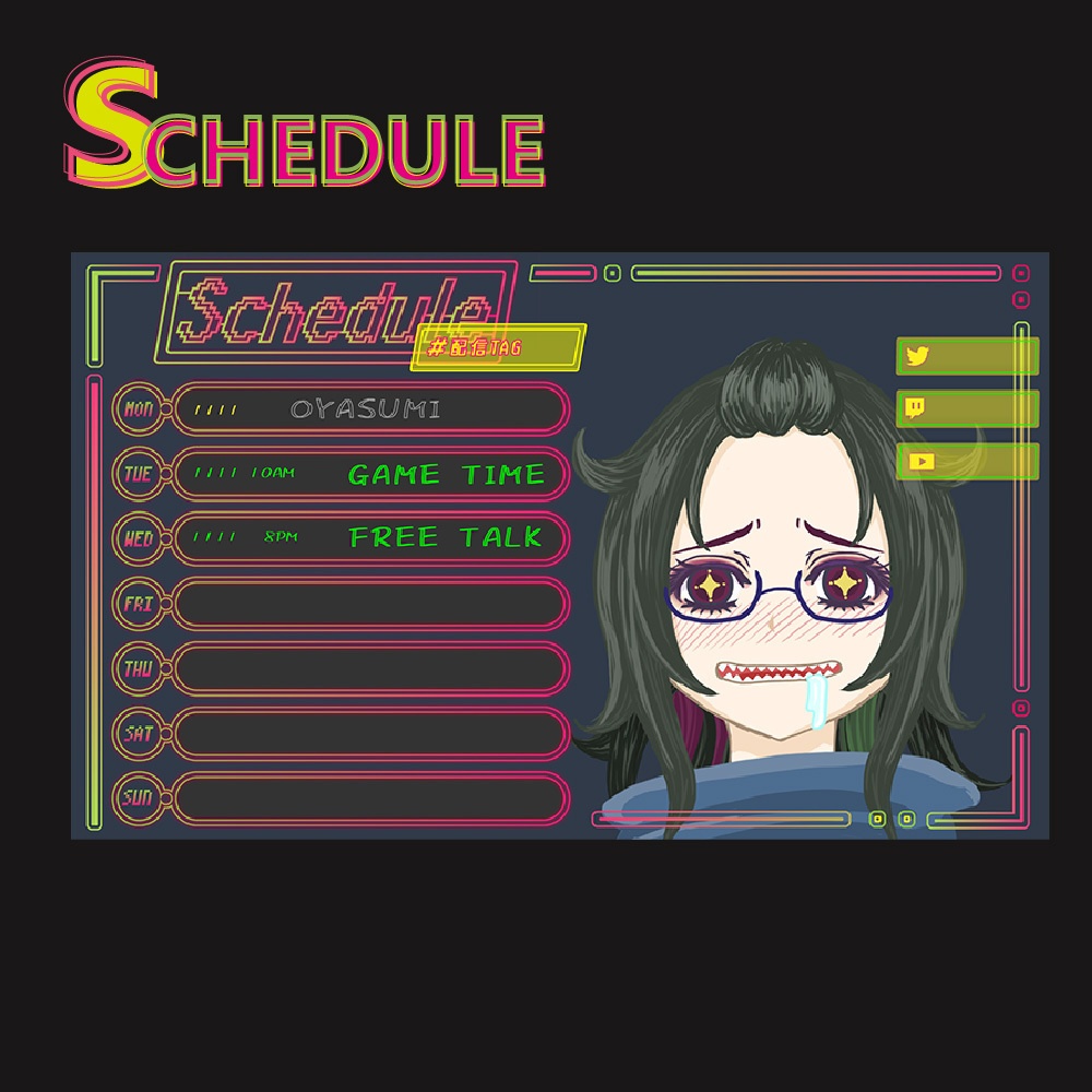 Schedule-neon