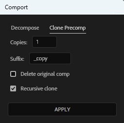 After Effects Script - Compote 【Aeスクリプト】