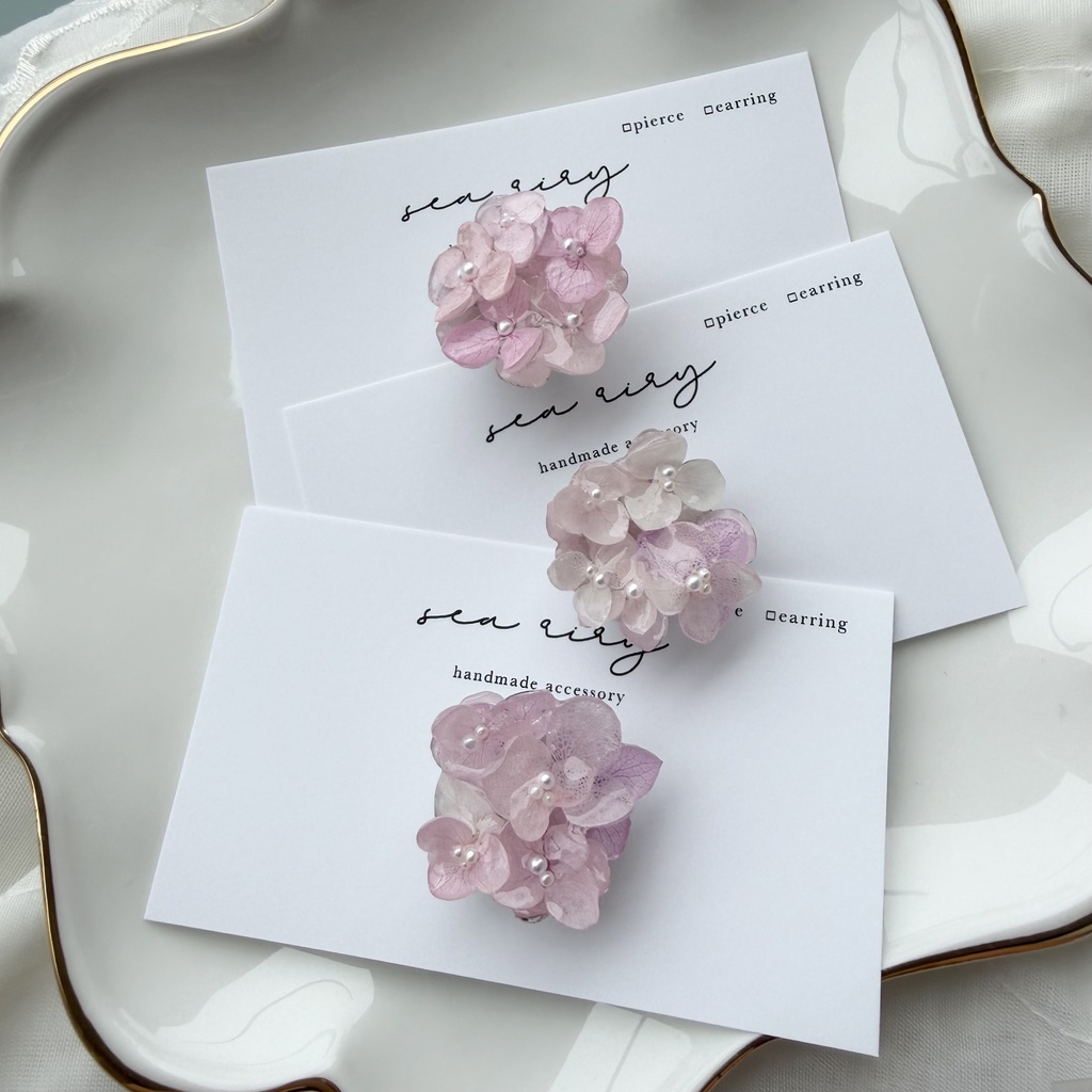 no.399 再販 パステルライラックmixの紫陽花の帯留 あじさい アジサイ 和装小物 着物 ハンドメイド 帯留