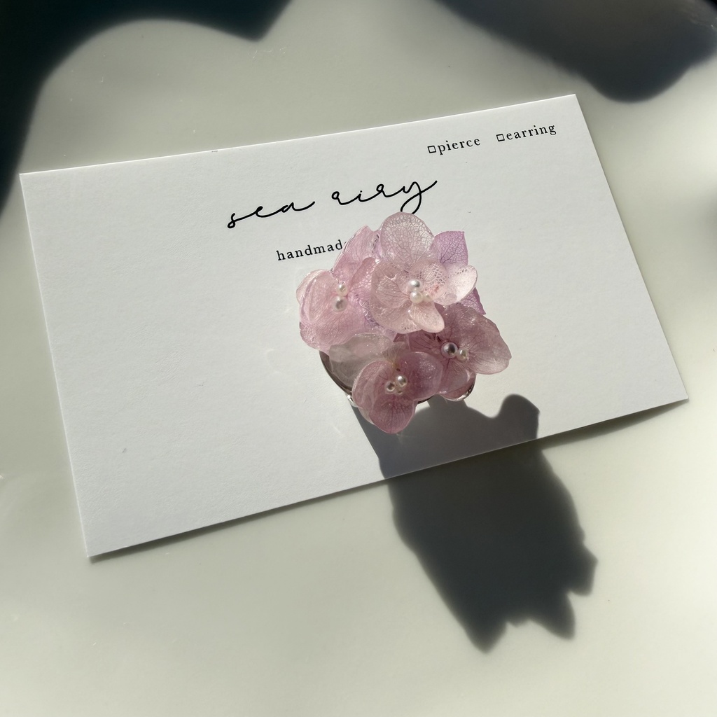 no.399 再販 パステルライラックmixの紫陽花の帯留 あじさい アジサイ 和装小物 着物 ハンドメイド 帯留