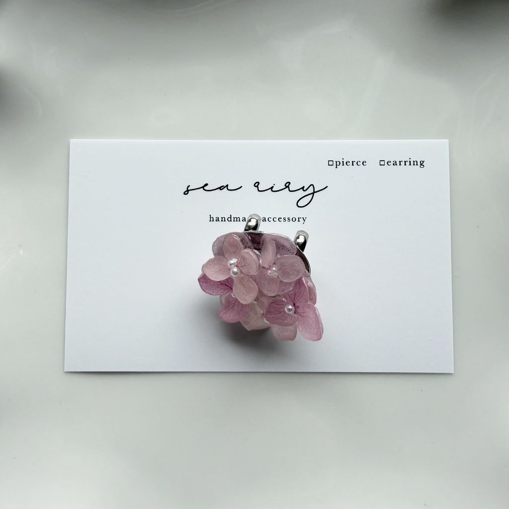 no.400 再販 パステルライラックmixの紫陽花の帯留 あじさい アジサイ 和装小物 着物 ハンドメイド 帯留