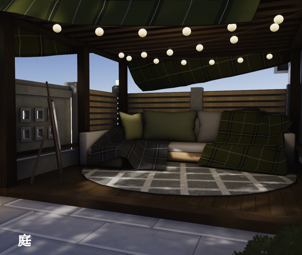 【VRChat向けワールド】MHouse_RE(和柄万年筆同梱済み)【PC・Quest対応】