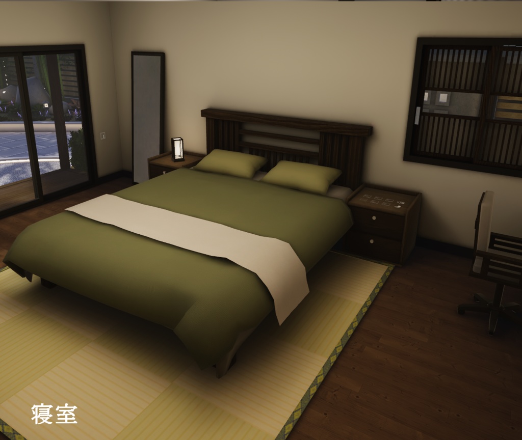 【VRChat向けワールド】MHouse_RE(和柄万年筆同梱済み)【PC・Quest対応】