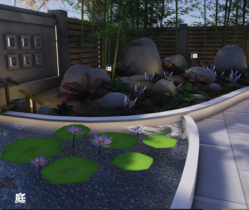 【VRChat向けワールド】MHouse_RE(和柄万年筆同梱済み)【PC・Quest対応】