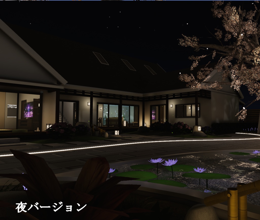 【VRChat向けワールド】MHouse_RE(和柄万年筆同梱済み)【PC・Quest対応】