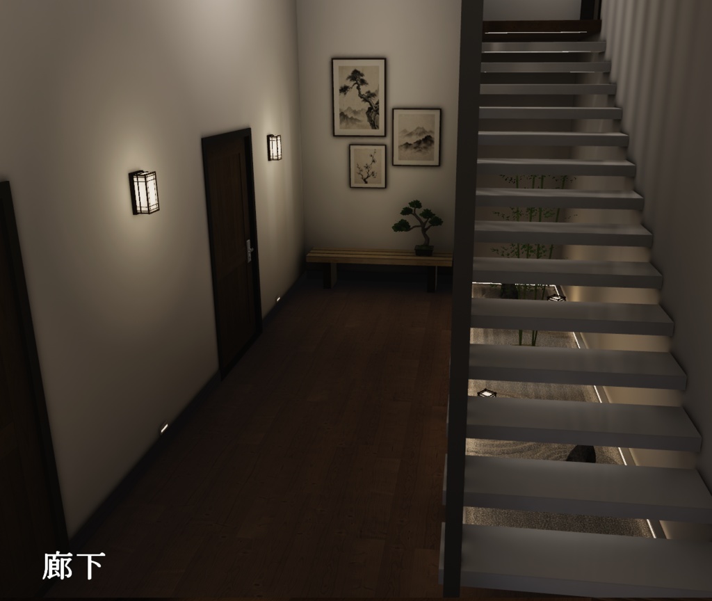 【VRChat向けワールド】MHouse_RE(和柄万年筆同梱済み)【PC・Quest対応】