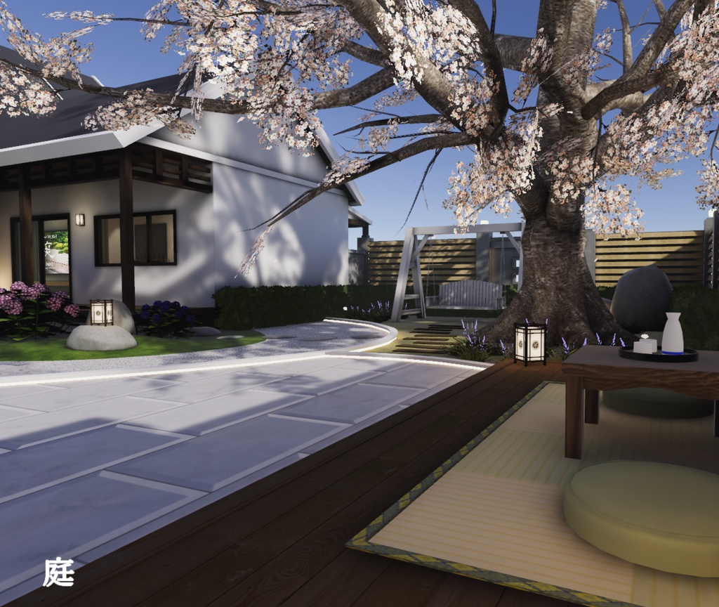 【VRChat向けワールド】MHouse_RE(和柄万年筆同梱済み)【PC・Quest対応】