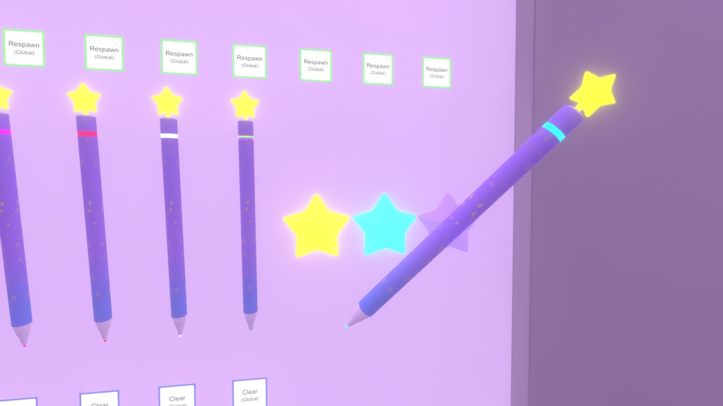 QvPen差し替えモデル 星ペン