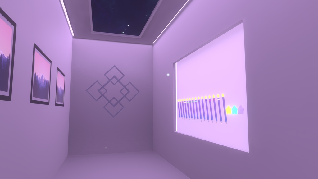 【VRC向けワールド】DreamyPurple with lite