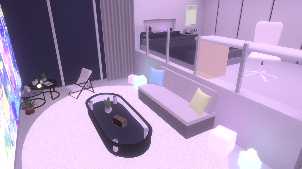 【VRC向けワールド】DreamPurple-Lilte-