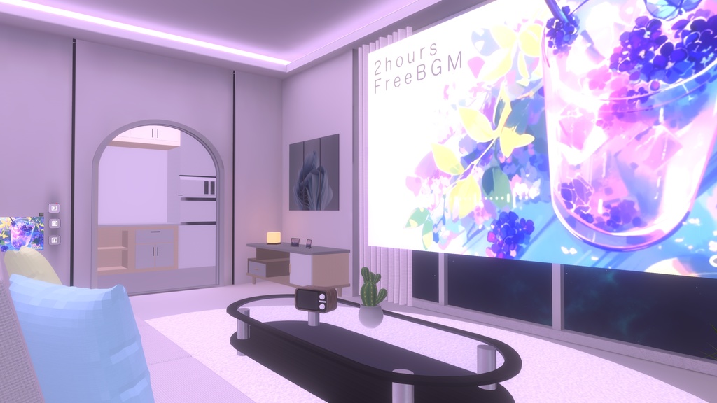 【VRC向けワールド】DreamPurple-Lilte-