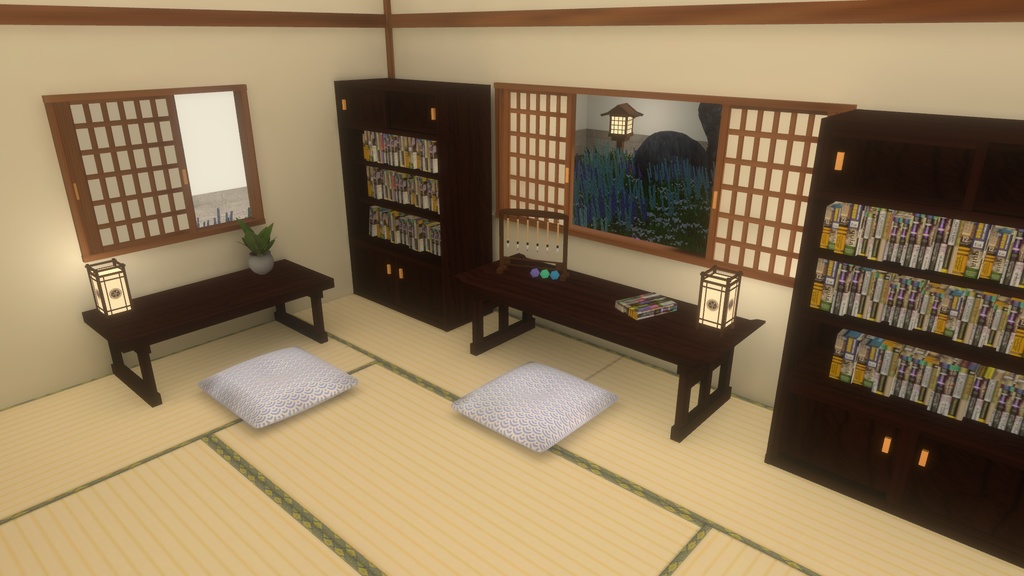 【VRC向けワールド】庭付き古民家(筆ペン同梱済み)