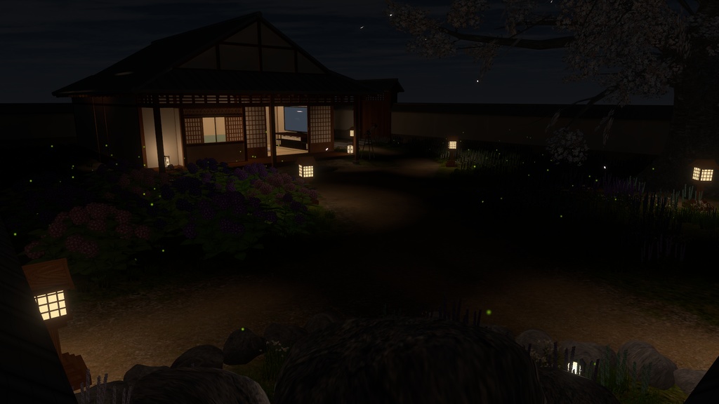 【VRC向けワールド】庭付き古民家(筆ペン同梱済み)