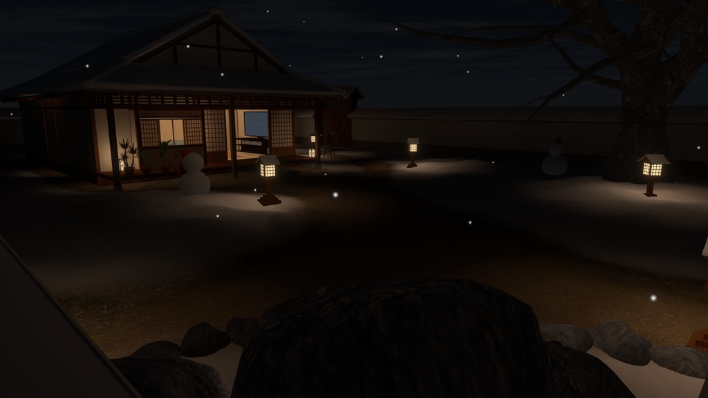 【VRC向けワールド】庭付き古民家(筆ペン同梱済み)