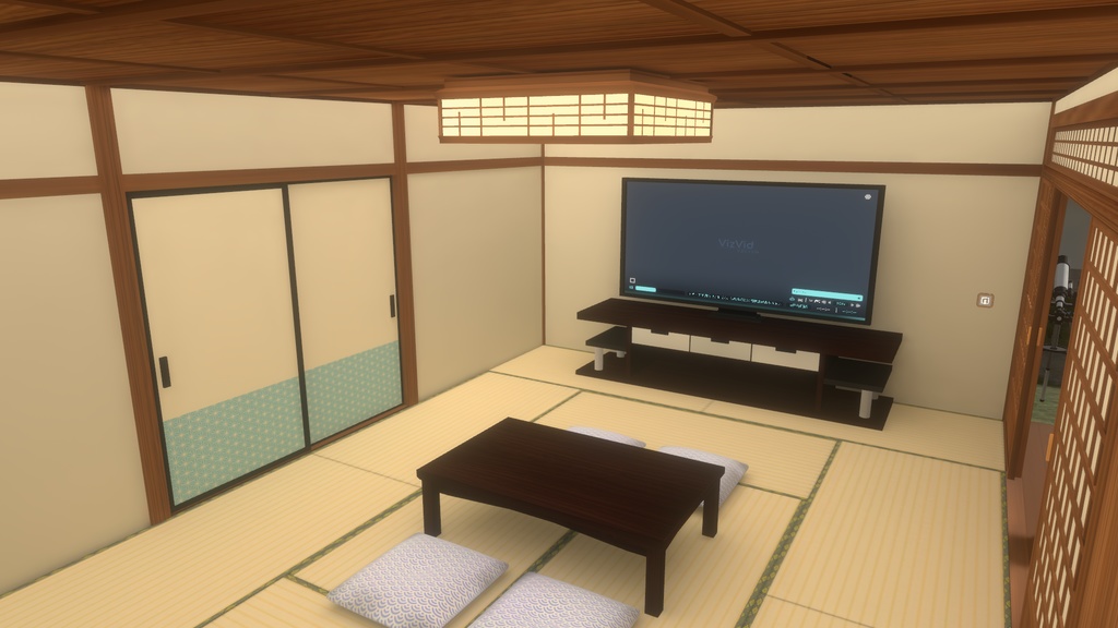 【VRC向けワールド】庭付き古民家(筆ペン同梱済み)