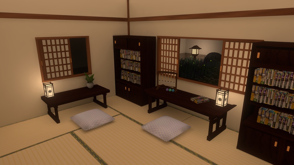 【VRC向けワールド】庭付き古民家(筆ペン同梱済み)