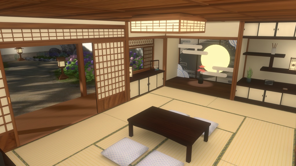 【VRC向けワールド】庭付き古民家(筆ペン同梱済み)