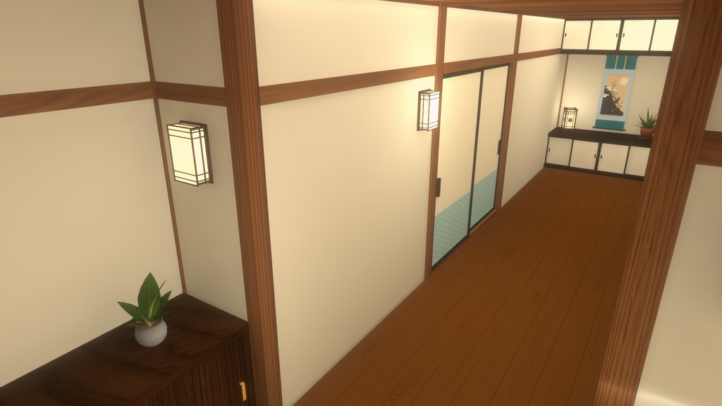 【VRC向けワールド】庭付き古民家(筆ペン同梱済み)