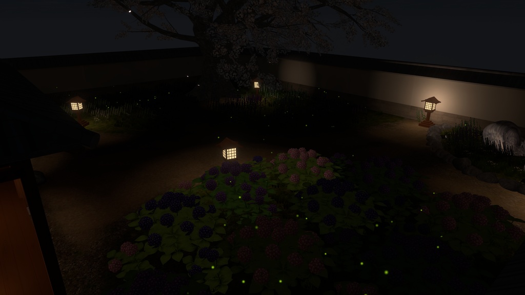 【VRC向けワールド】庭付き古民家(筆ペン同梱済み)