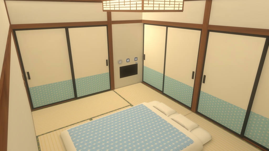 【VRC向けワールド】庭付き古民家(筆ペン同梱済み)