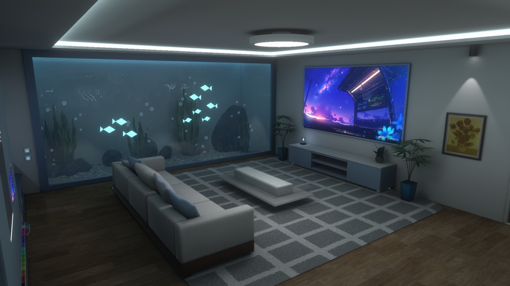 【VRC向けワールド】月のもとにて -Under the Moon-(For SailingMoon セットアップ済みファイル付き)