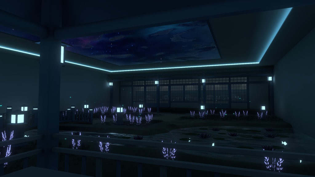 【VRC向けワールド】バンドル:Moon Sea ( Sailing & Under)