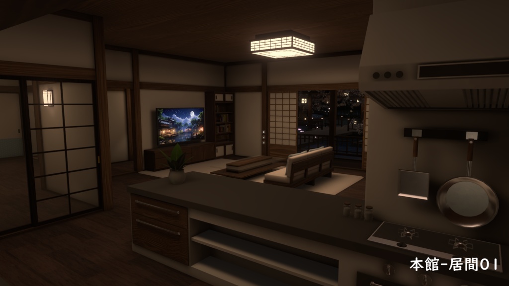 【VRC向けワールド】月なぎ待ちて-May the Moon Calm-(筆ペン同梱済み)