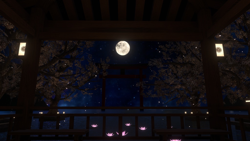 【VRC向けワールド】月なぎ待ちて-May the Moon Calm-(筆ペン同梱済み)