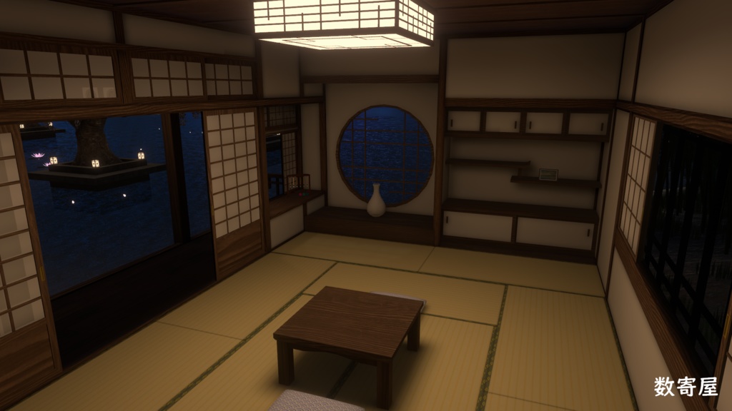 【VRC向けワールド】月なぎ待ちて-May the Moon Calm-(筆ペン同梱済み)