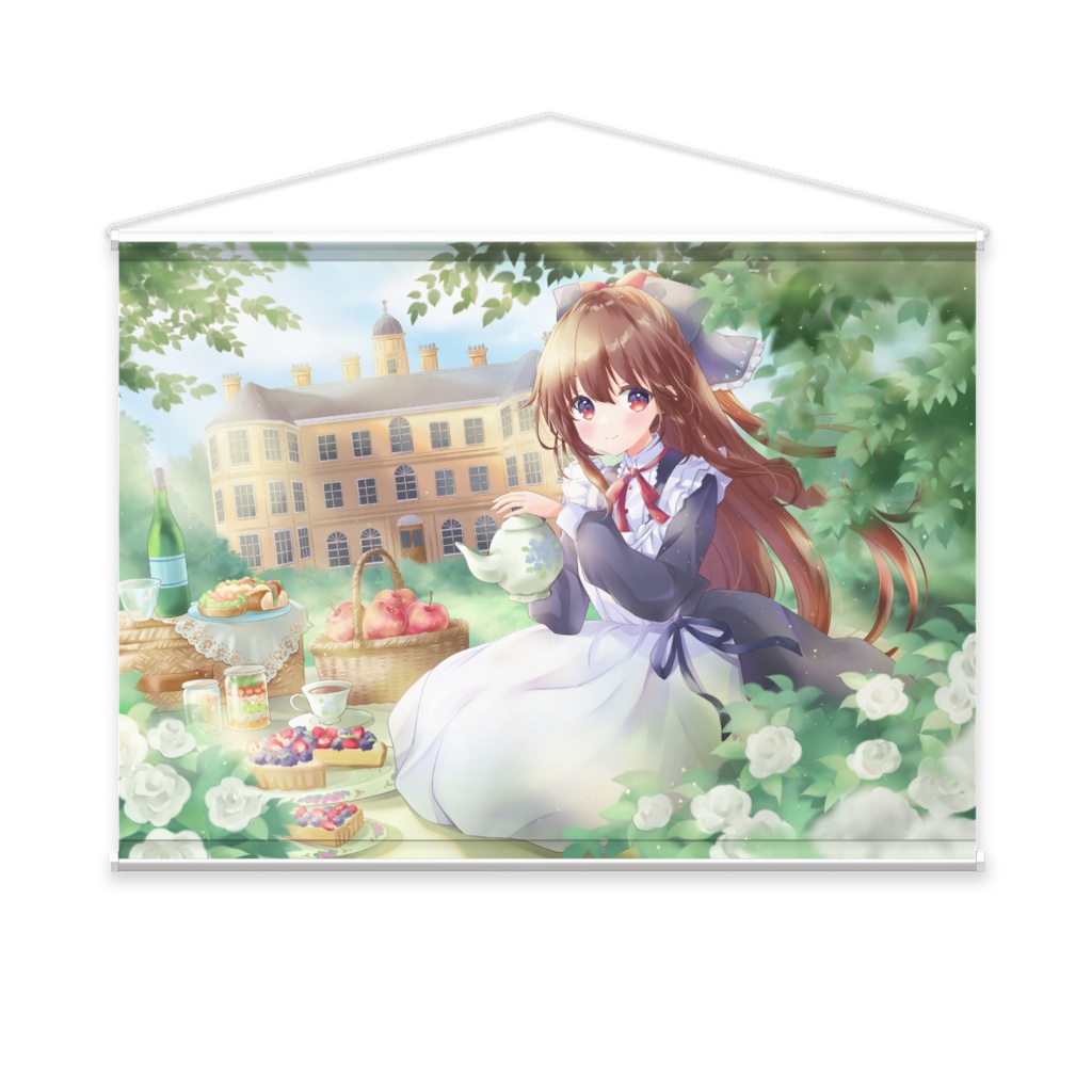 日向和香 1.5周年記念イラスト タペストリー