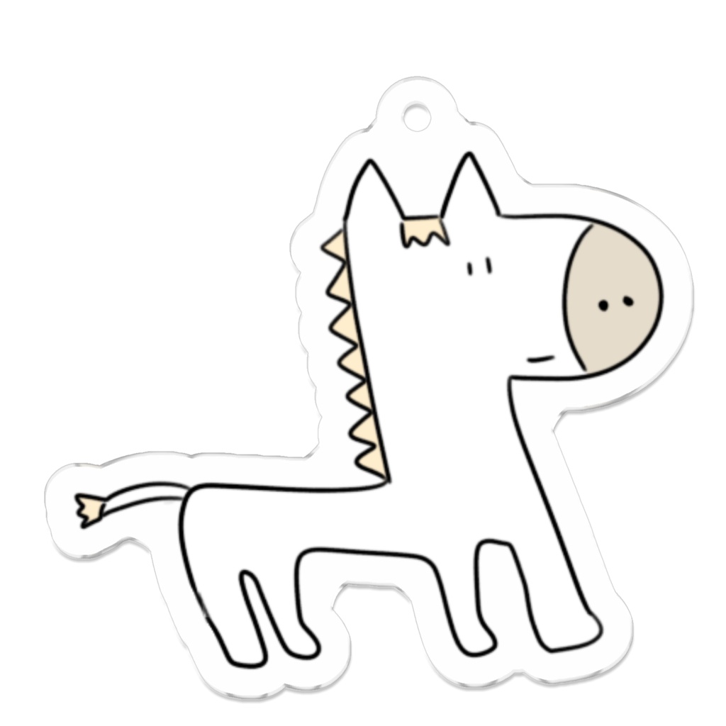 くら馬アクリルキーホルダー