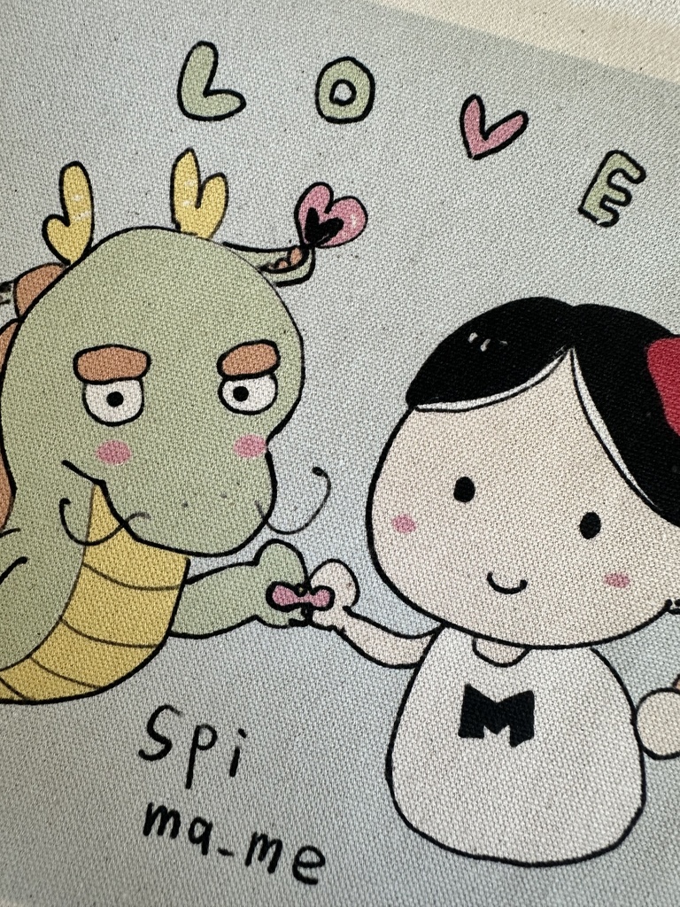 トートバッグM まめアイコン