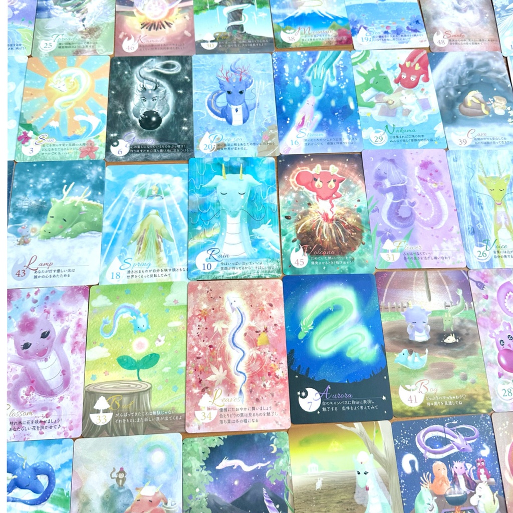 《特典カード&特別龍メッセージ付》龍のおみくじカード50枚解説書付