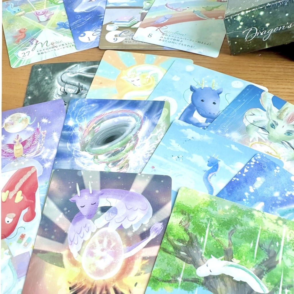 《特典カード&特別龍メッセージ付》龍のおみくじカード50枚解説書付