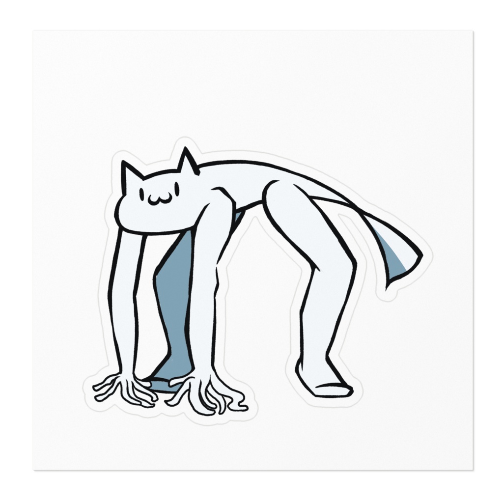 ねこさかな(擬態)・ステッカー