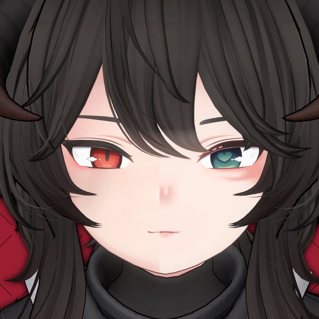 【3アバター対応】#ToxicLove_tex 【アイ・メイクテクスチャ】