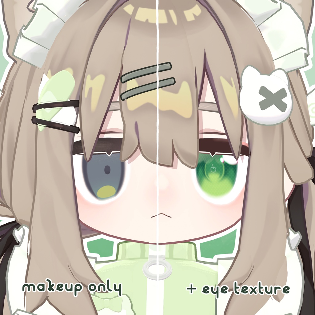 【キプフェル対応】creamsoda eye (+eyelash & makeup)