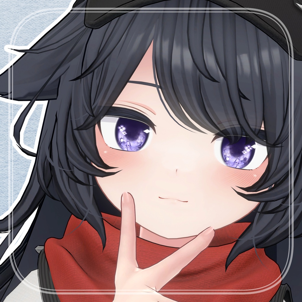 【5アバター対応】ほんものあじさいアイ