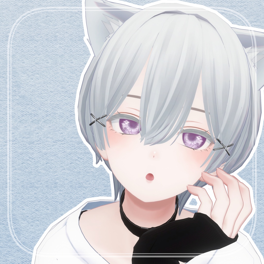 【5アバター対応】ほんものあじさいアイ