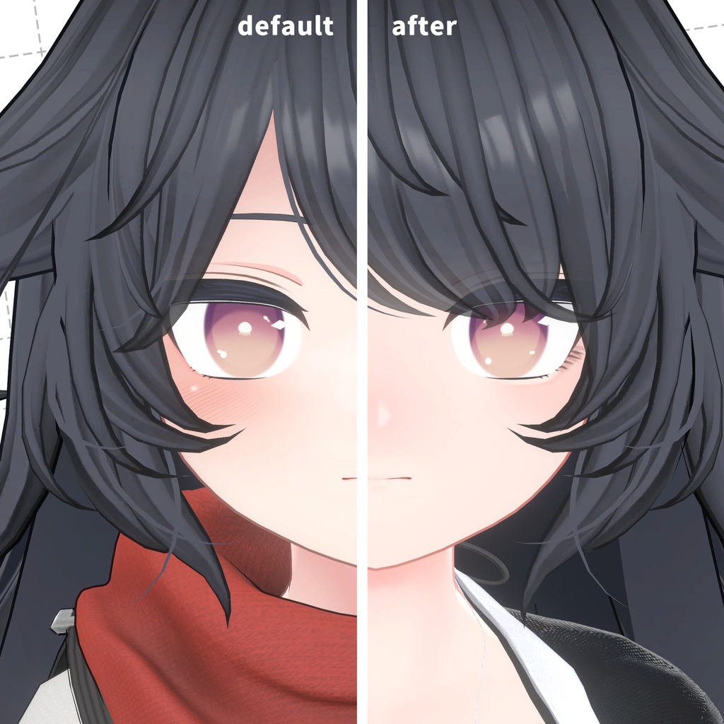 【デルタフレア・リーサルフリート対応】Light Body&Face Texture