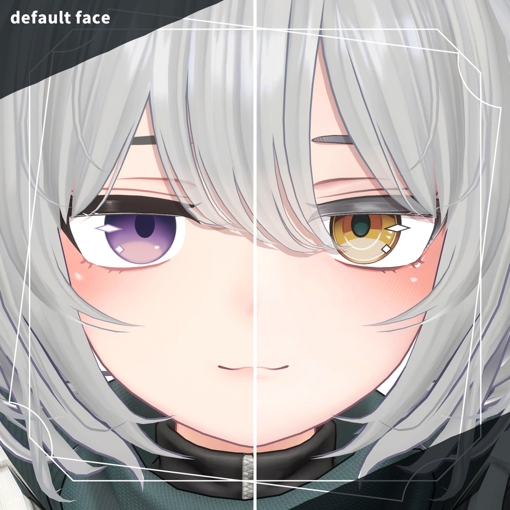 【スノーハヴォック対応】Simple Clear Eye w/makeup + eyelash