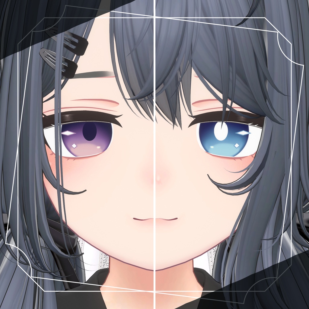 【スノーハヴォック対応】Simple Clear Eye w/makeup + eyelash