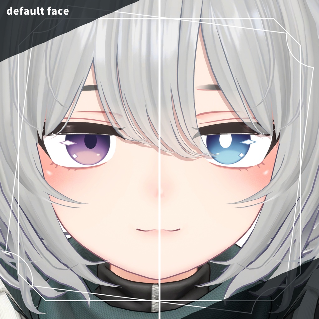 【スノーハヴォック対応】Simple Clear Eye w/makeup + eyelash